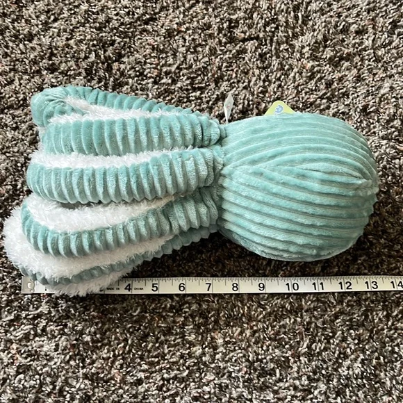 NWT Spark Create Imagine Octopus Plush w/ Rattle, Ages 0+ Teal & White Baby Toy - Picture 10 of 10